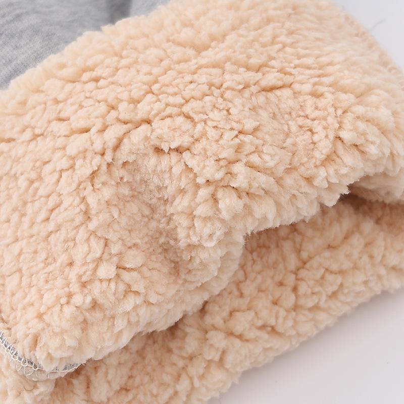 Brand Kids' Thickened Lambswool Sweatpants for Autumn/Winter - Boys' Warm Casual Long Pants