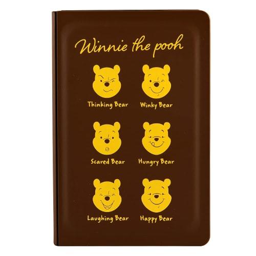 YAXEL Disney Bento Box, Made in Japan, Microwave and Dishwasher Safe, 500ml, Winnie the Pooh Book Bento, Brown