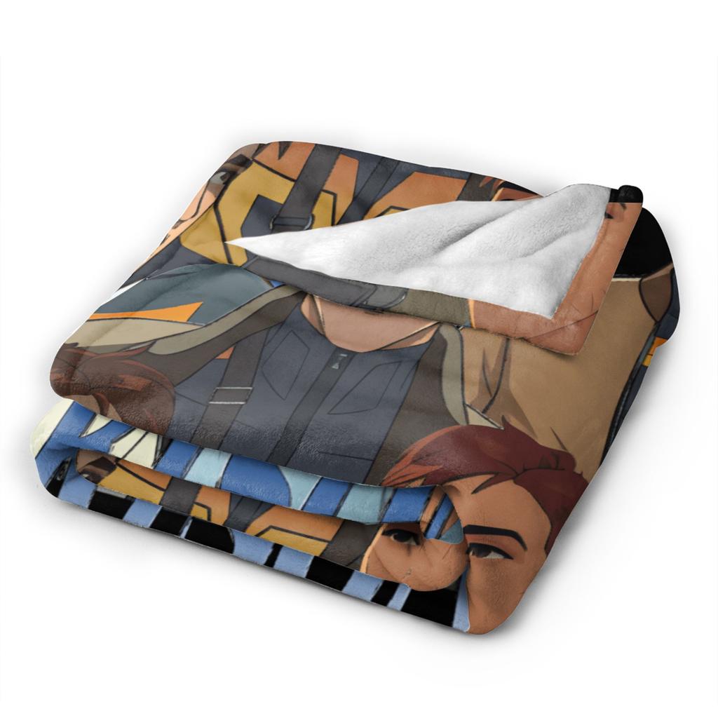 Dispatch Game Flannel Blanket Winter  Super Warm Throw Blanket for Children Couch Chair Novelty Bedspread Sofa Bed Cover