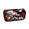 NARUTO Cartoon Anime Pencil Box Double Layer Flip Pen Case Lightweight Stationery for Kids School Daily Use,Boys&Girls Ages 5-10