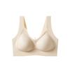 New Vest-Style Lifting Full Bust Minimizer Bra, Thin Soft Support Anti-Sag Side Gathering Back Smoothing Bra