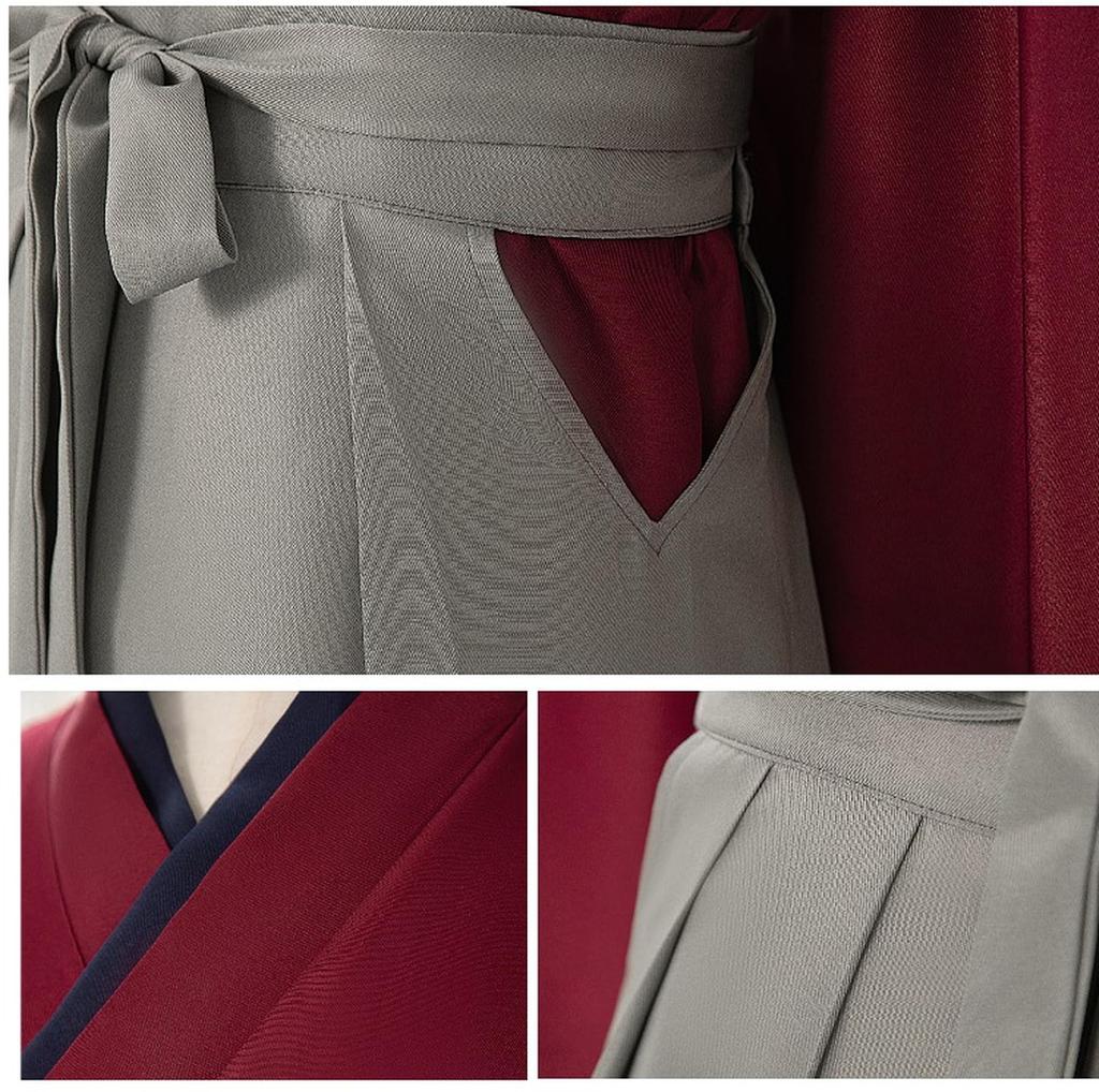 Samurai Cosplay Kimono Japanese Sports Cultural Unisex Kendo Set [SparkleRomance] Costume, Clothing, Hakama, Warrior, Halloween, Day, Festival,