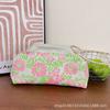 Women's Striped Knitted Makeup Bag - Versatile, Stylish, Large Capacity
