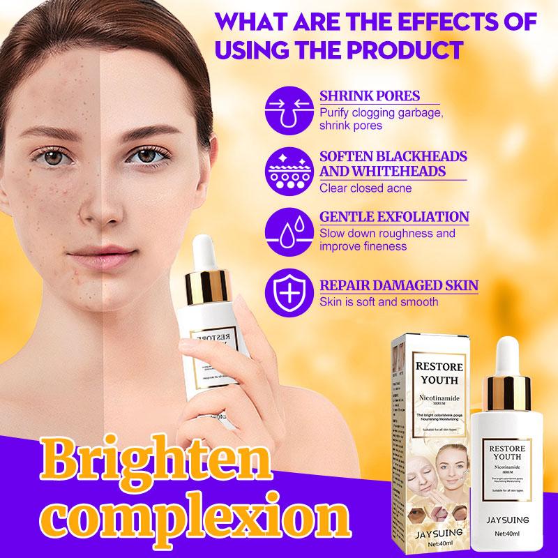 Face Serum Moisturizing Shrink Pore Brightening Firming Facial Skin Care Essence Deep Moisturizing Niacinamide XYZ