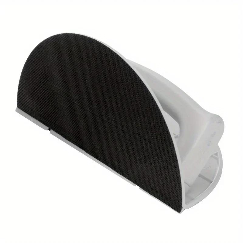 Self Adhesive Half Circle Sanding Pad Holder Durable Plastic Drywall Corner Sander Ergonomic Tool for Woodworking DIY Projects