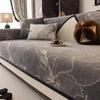 Flowers Print Chenille Sofa Cover Anti-slip Sofa Mat All Seasons Universal Chaise Lounge Couch Towel for Living Room Couch Cover