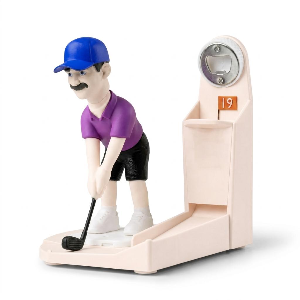 Golf Ball Wine Bottle Opener Novelty Metal Corkscrew for Party Games Creative Barware for Home Bar Picnic and Holiday Gifts 1 Piece