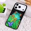 Hippie Mushroom Frog Shrooms Soft Phone Case for iPhone 17 Air 16 15 11 12 14 13 Pro Max Shockproof Cover