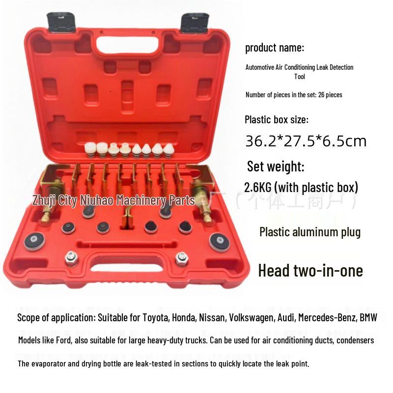 Universal Automotive AC Leak Detection and Sealing Tool