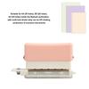 6 Hole Paper Puncher Portable Cute   ABS Manual   7mm Punching Depth Desktop Punch Puncher for