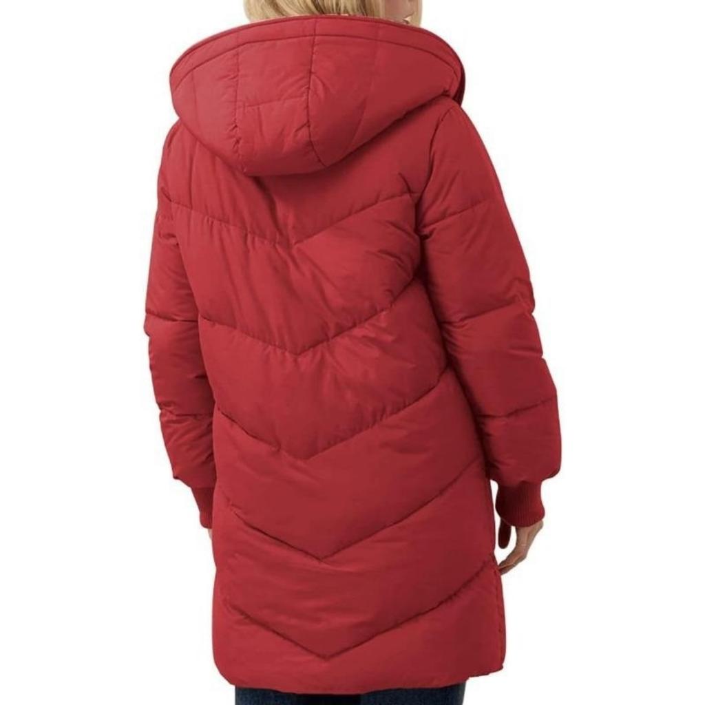Solid Color Hooded Cotton Jacket, Long Sleeve Double-sided Fleece Slim Fit Elegant Cardigan Coat for Women, Europe America Style MG953
