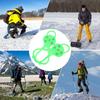 1pairCelsiusset Anti Skid 5 Teeth Crampons Strong Grip   5 Teeth Winter Climbing Shoes Cover
