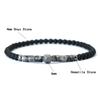 Bohemia Emperor Stone Bracelet Unisex 4mm Small Beads Braslet Gemstone Stretch Beaded Braclet Leisure Pulseira Accessories Joias