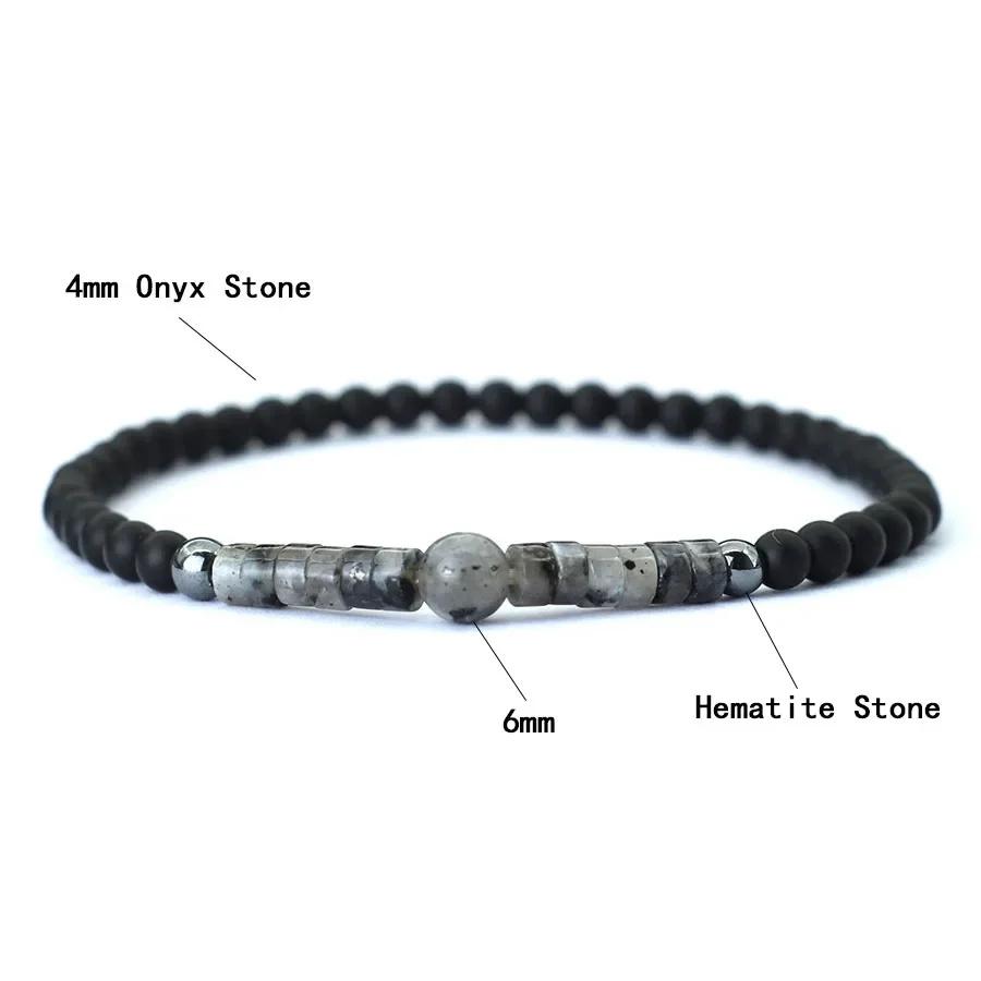 Bohemia Emperor Stone Bracelet Unisex 4mm Small Beads Braslet Gemstone Stretch Beaded Braclet Leisure Pulseira Accessories Joias