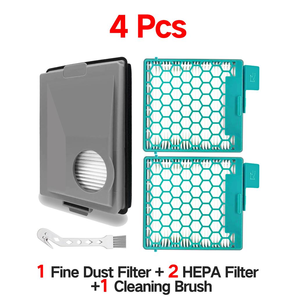 Dammsugarfilter för Miele Boost CX1, Reservfilterdelar för Mielefilter, Kolfilter av hög kvalitet