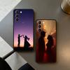 Romantic Couple Silhouettes Case for Samsung Galaxy S21 S25 FE S24 S23 Ultra S20 S9 S22 Plus S10 TPU Cover