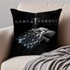 Fashion GGame Of Thrones TV icons Cushion Cover Pillowcase Antidustmite Invisible Zipper Short Plush Sofa Cushion