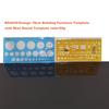 1Pcs Gifts Drawing ruler ruler Draw a circular ruler Geometric template Mathematical Template Multi functional graphic template