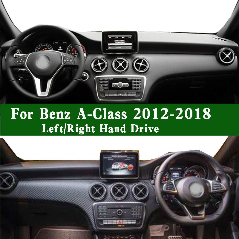 For Mercedes-Benz A-Class  A180 200 260 W176 2012-2018 Dashmat Dashboard Cover Trument Panel Pad Dash Mat Anti-Dirt Proof