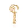 ins niche metal texture fringed ring personalized exaggerated geometric opening adjustment ring