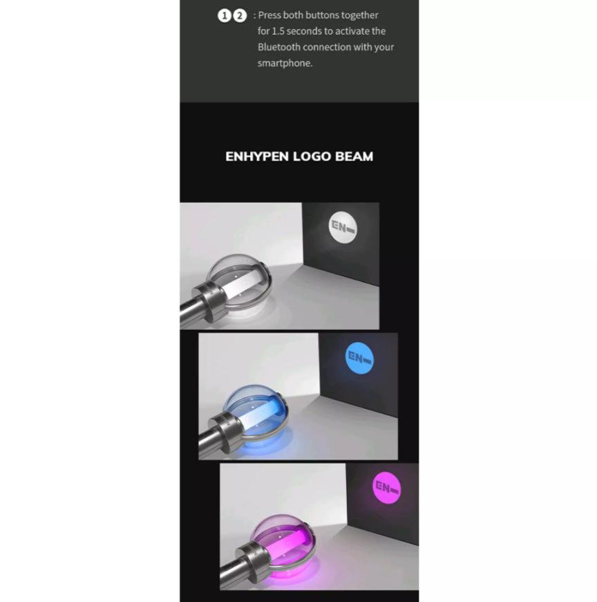 Bacchetta di supporto ENHYPEN, bacchetta ENHYPEN di prima generazione, light stick di prima generazione