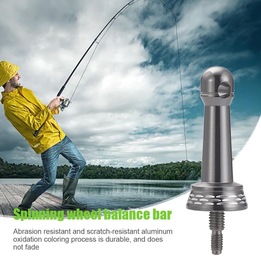 Metal Spinning Reel Stand Balance Lightweight Spinning Wheel Balance Bar Portable  Wear-Resistant Outdoor Accessories