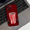 Hot C-Coca D-Drinks C-Cola  Phone Case For iPhone 17,16,15,14,13,12,11 Plus,Pro Max,XS,Soft Silicone Black Cover