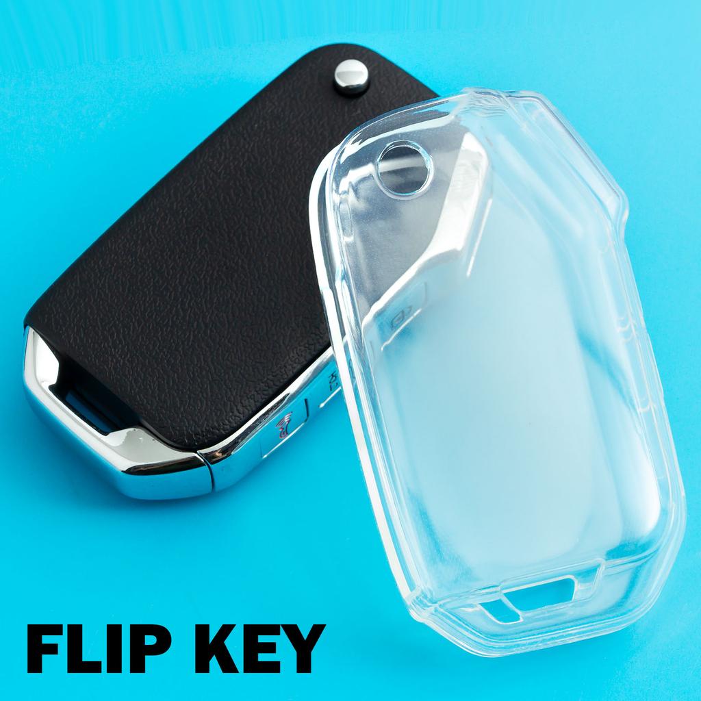 Slim Flip Car Key Fob Case Cover Keychain For Kia Sportage Sorento Seltos Forte K3 K5 Cerato Soul Niro Ceed LX Black Transparent