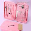 Set de manucure et pédicure en acier inoxydable 18 pièces