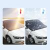 Front Windshield Protective Layer Strong Cloth Cover Extended Use Car Windshield Covers for Cold Climate & Sun Defense