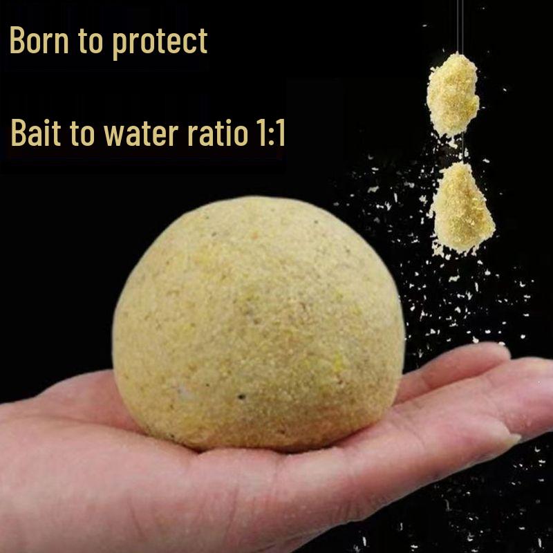 Golden Milk Big Board Crucian Carp Bait for Spring & Summer - Black Pit Wild Fishing Fish Feed