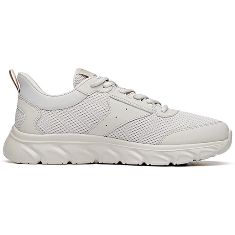 New Anta Running Collection Cushioning Abrasion Resistant Breathable Low Top Running Shoes Men's Gray 912125526-2