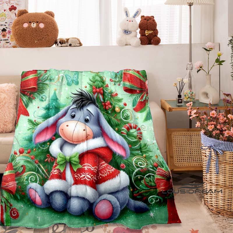 Süßes Cartoon-Muster (I-Aah) Decke, Geeignet für Sofas, Schlafzimmer, Büros, Nickerchen und ein perfektes Geschenk.