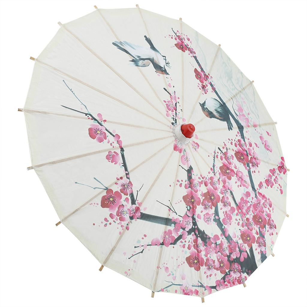 Small Size Handmade Oiled Paper Umbrella Chinese Art Classical Dance Umbrella Plum Blossom