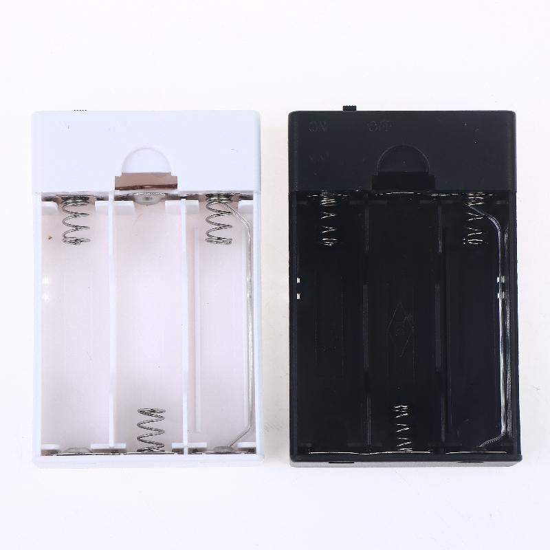 3-section 4.5V USB Toy Power Supply Box Built In USB Battery Holder With Switch And Cover 3AA 4.5V Battery Box AA Battery Case