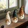 HarvestFestivalpinecone Dwarf Gnome Set Chestnut Fruit Dwarf Decoration Ornaments Chestnutpinecone Resin