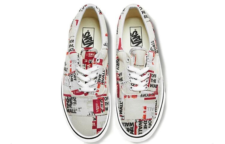 Men's Sneakers Vans Era Alphabet Gray Red Unisex 'Grey Red'