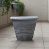 Thickened Plant Pot Large Decorative Planter Versatile Embossed for Balcony, Garden, Outdoor