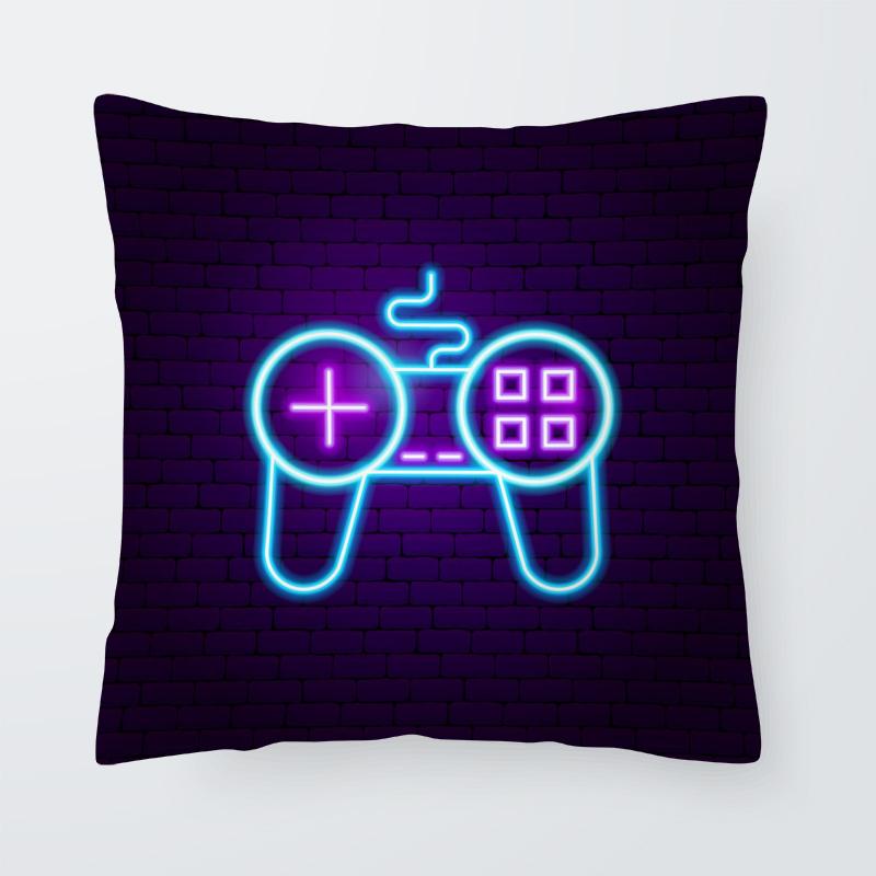 Super Hot Gaming Fan Video Game Pad Cushion Cover Decorative Pillowcase Living Room Sofa  Bed Cart Throw Pillow