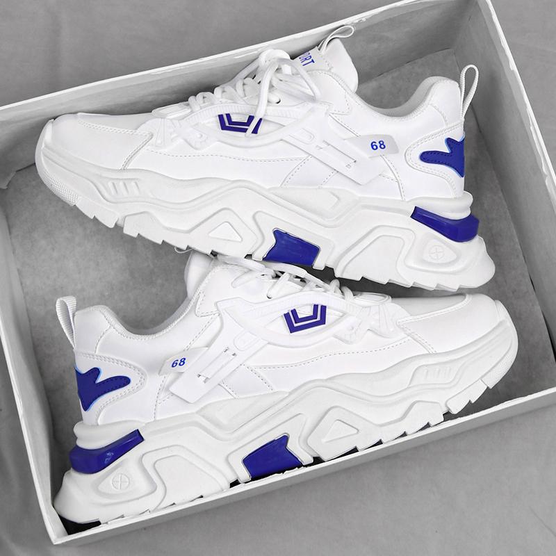 Student Height Increasing Shoes Four Season Thick Soled Men's Casual Sports Shoes Soft Soled Comfortable Outdoor Sneakers