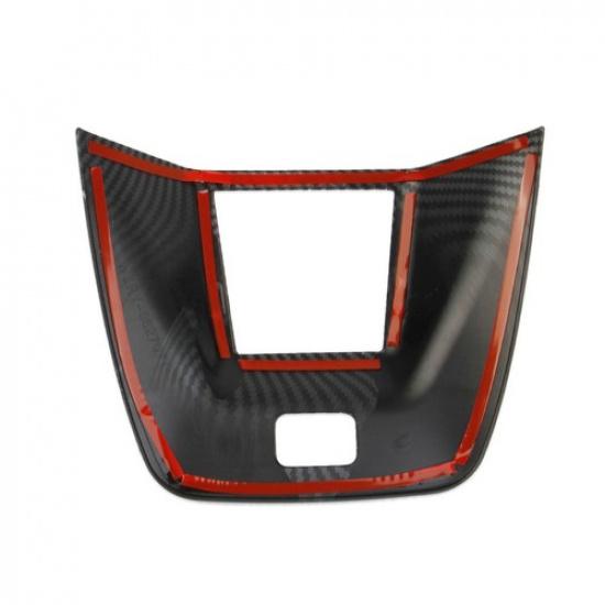 Carbon Fiber Style  interior Dashboard Speaker Trim Cover For Honda Accord +