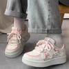 New Cute Student Board Shoes Casual Women Breathable Thick-soled Korean Version Mesh 2025 Little White Shoes Spring and Summer Versatile Design
