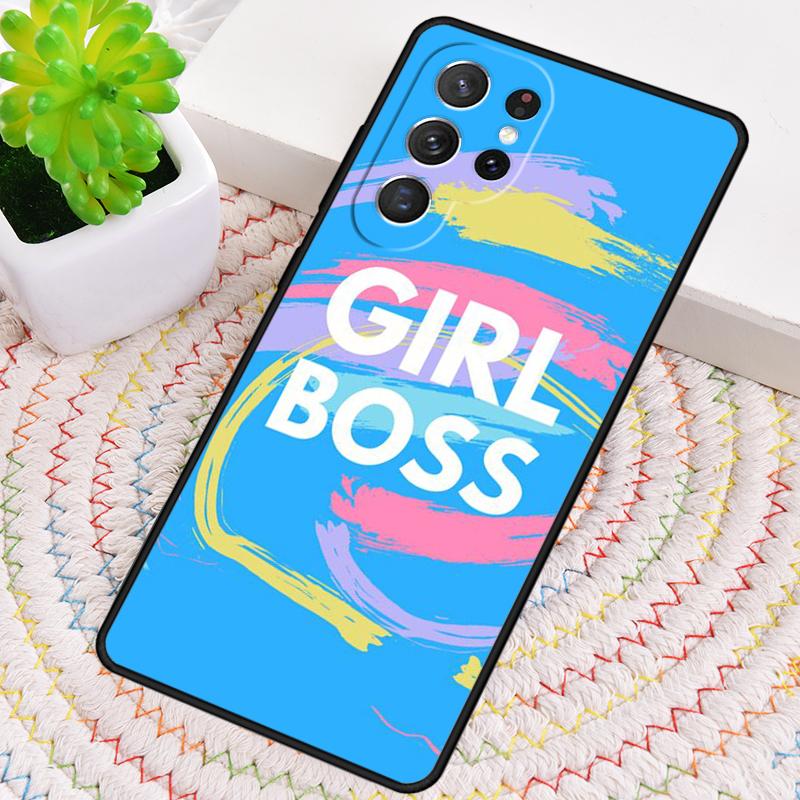 Princess Female Boss Coffee Soft Phone Case For Samsung Galaxy Note 10 Pro S26 S25 S24 S23 S22 Ultra Plus S21 FE S20 Cover