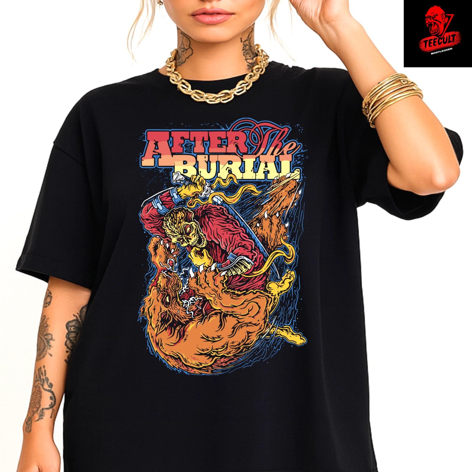 Men s and Women s T-shirts After The Burial Metalcore Rock Band Unisex Heavy Cotton XXL