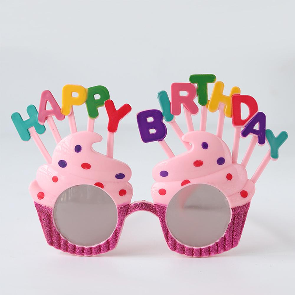 6 Paare Geburtstag Party Brille Happy Birthday Requisiten lustige Sonnenbrille