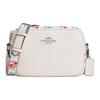 Jamie 22 Floral Print Zipper Camera Bag Women Shoulder Bag Silver Pink Multicolor CT829-SVCAH