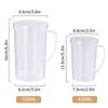 Milk Cup With Lid Yogurt Handle Cup Breakfast Cup Hot Milk Coffee Microwave Heating Measuring Cup With Scale Beverage Container
