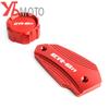 For Kawasaki ER6N ER-6N 2009-2016 Accessories Motorcycle Rear Front Brake Fluid Reservoir Covers & Oil Filler Cap Protector