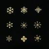 Nail Art Thin Patch Nail Art Nail Decoration Christmas Gold Gold Color Christmas Metallic Sequins