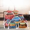11pcs Ethnic Style Jewelry Bags Drawstring Pouch Candy Snack Gift Bag Retro Bracelet Jewelry Packaging Storage Bags